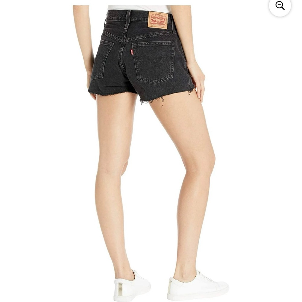 Levi's Women's Charcoal Cutoff Shorts